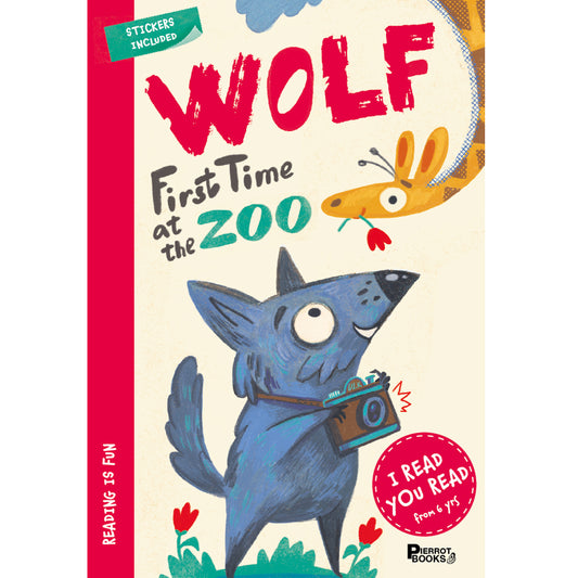 Wolf First Time at the ZOO- I Read, You Read – With Stickers!